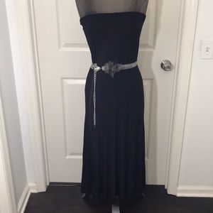 NWT Black Tube Top Jersey Dress SiZe P/XS